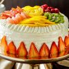 Tarta de bizcocho de Frutas
