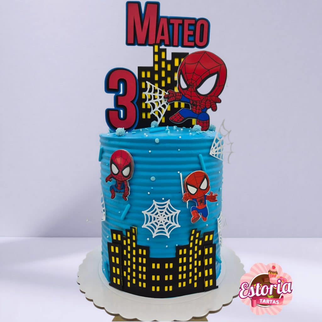 tarta de spiderman